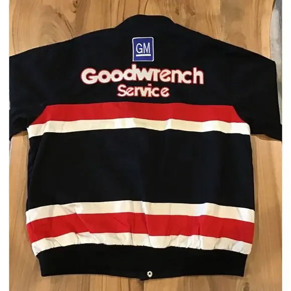 Dale Earnhardt #3 GM Goodwrench Jacket Mens Sz Medium Vintage Nascar Race Coat - Picture 2 of 6